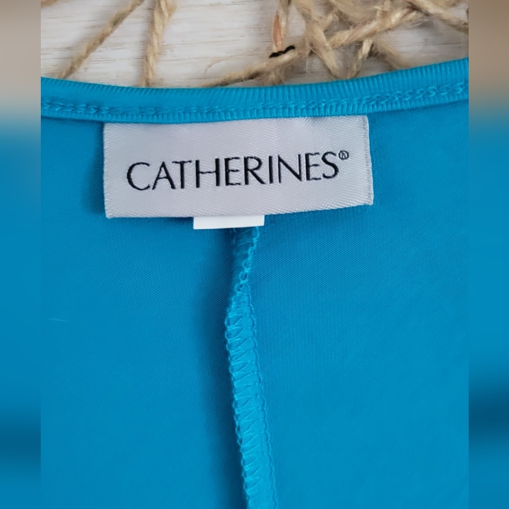 Catherines - Blue Button-Detail Dress - Size 24 - Picture 3 of 4